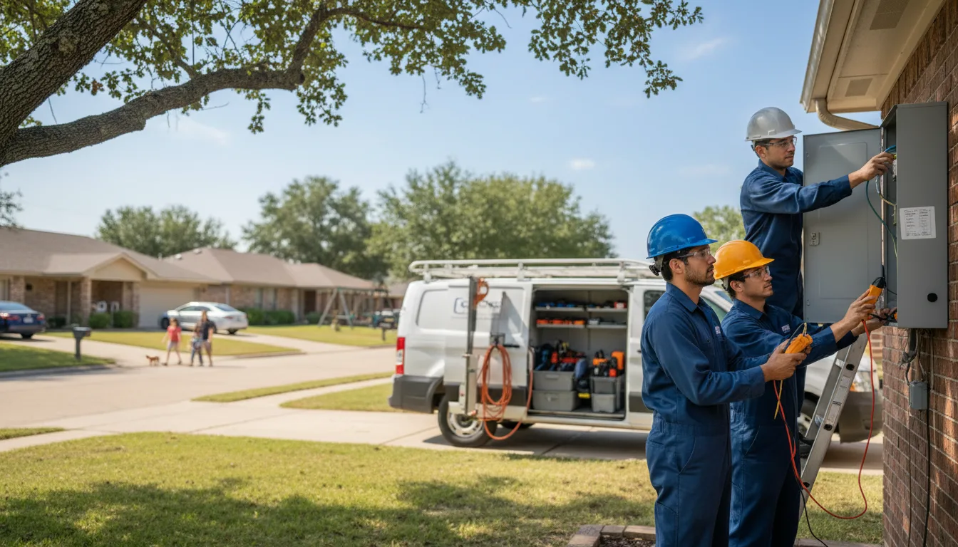 Certified electrician providing emergency electrical services in Trementina, NM